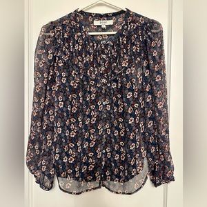 Joie long sleeve blouse with camisole.